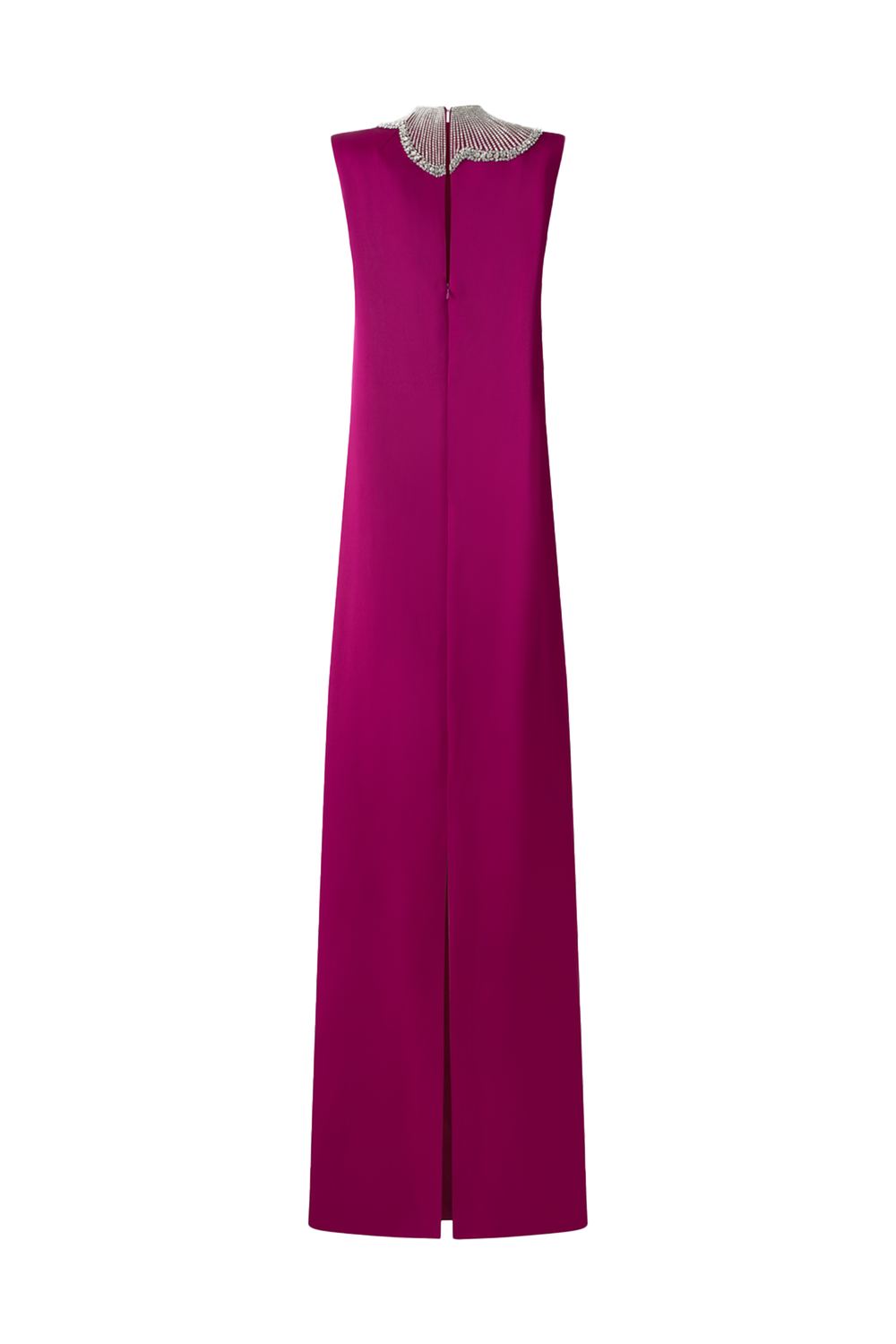 Orchid Stone Patterned Colar Dress - TRACY COUTURE